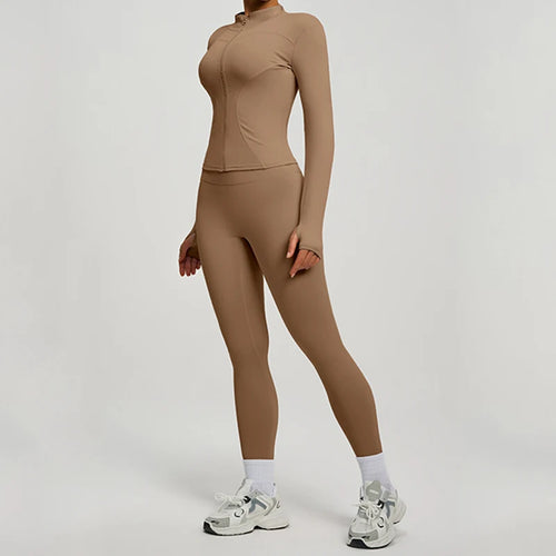 Ensemble de sport femme ZayaFit – Legging taille haute & haut fitness